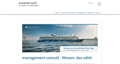 Desktop Screenshot of management-consult.de